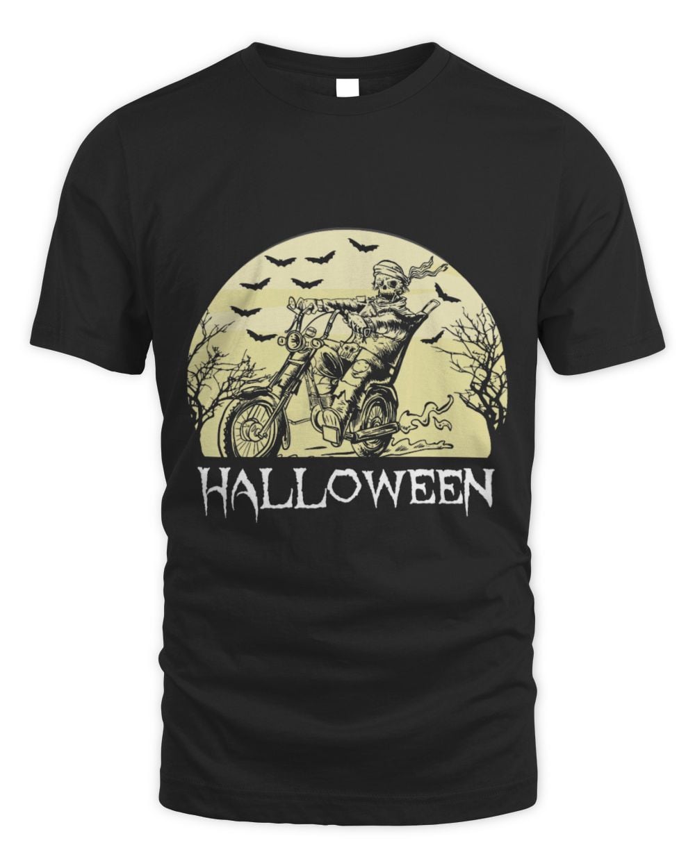 Cute Skull Halloween Skeleton Biker Undead Motorcycle Biking Rider 09