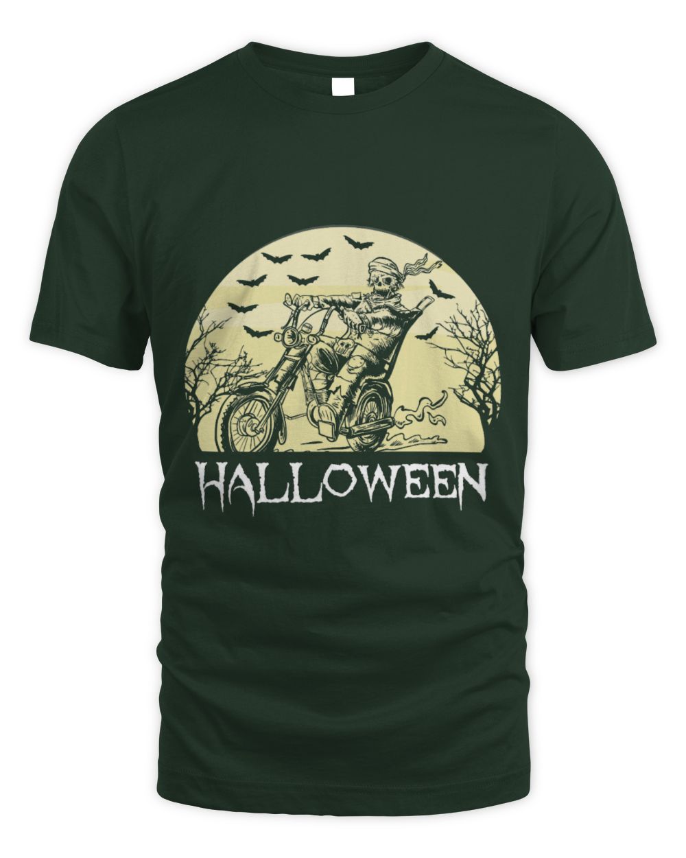 Cute Skull Halloween Skeleton Biker Undead Motorcycle Biking Rider 09