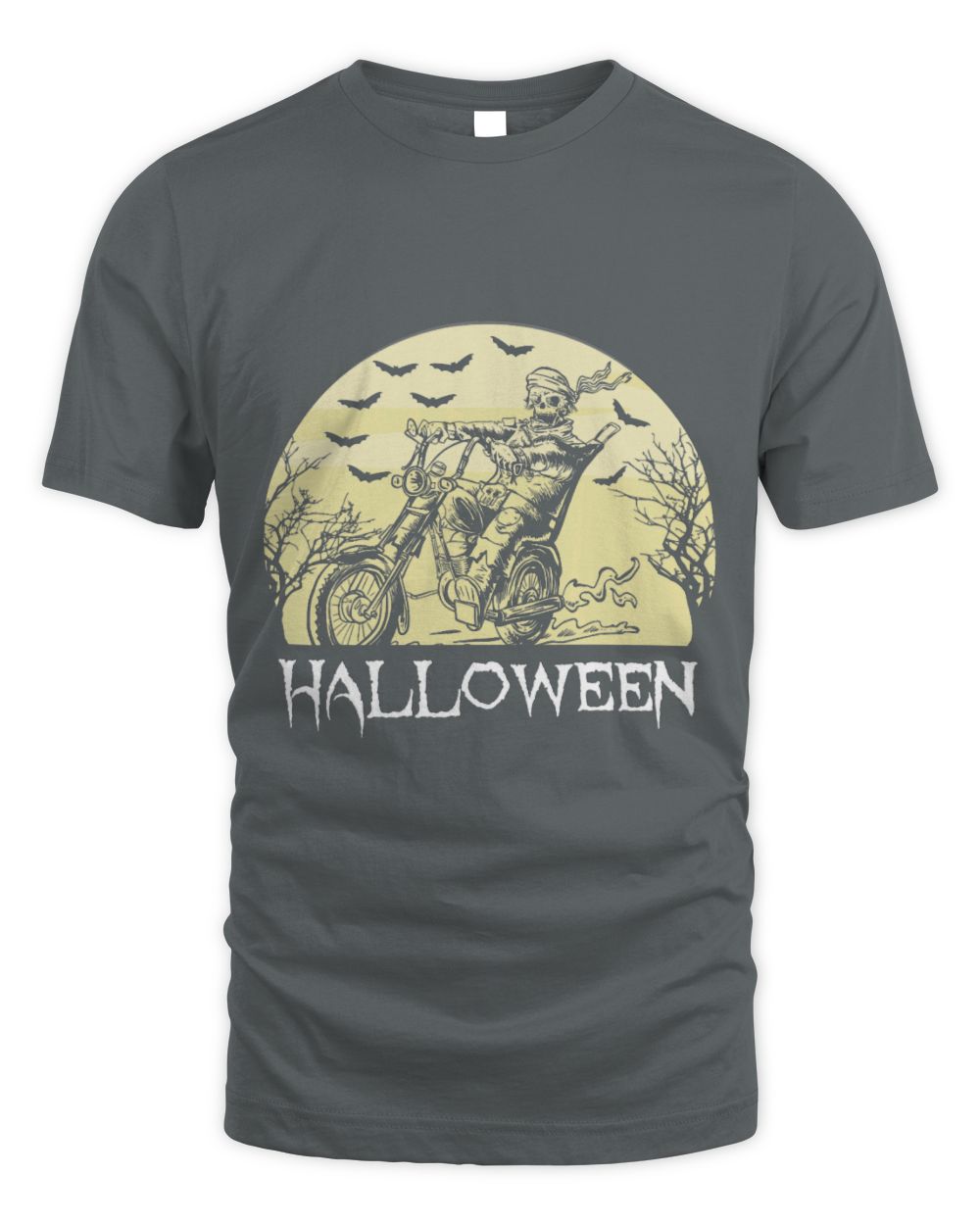 Cute Skull Halloween Skeleton Biker Undead Motorcycle Biking Rider 09