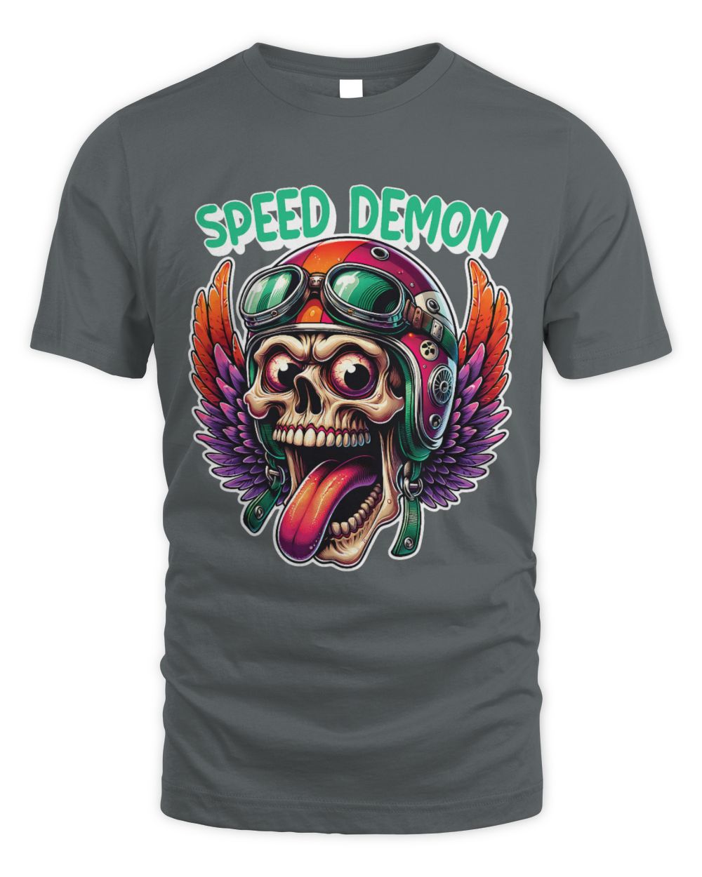 Cute Skull Edgy Skull Motorcycle Skeleton Biker Graphic Design