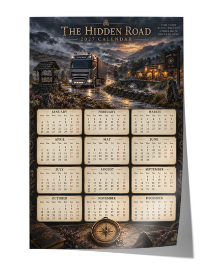 The Hidden Road 2027 Wall Calendar