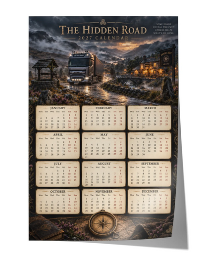 The Hidden Road 2027 Wall Calendar