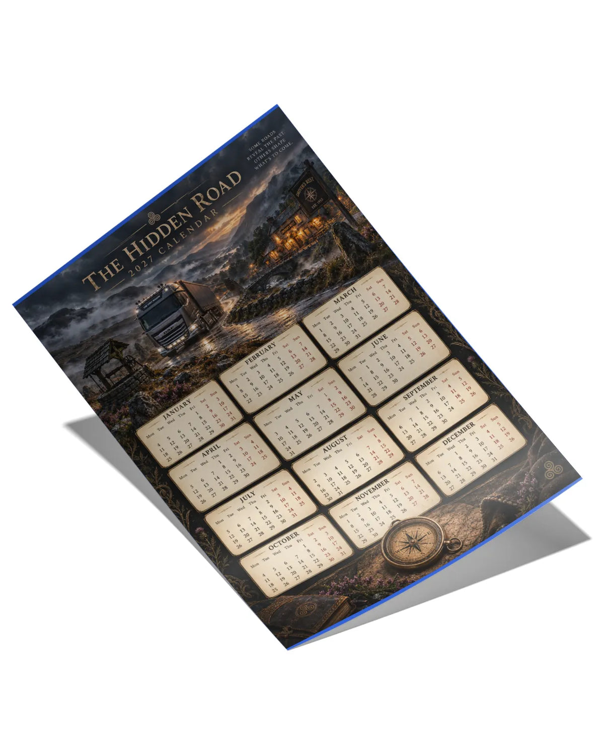The Hidden Road 2027 Wall Calendar